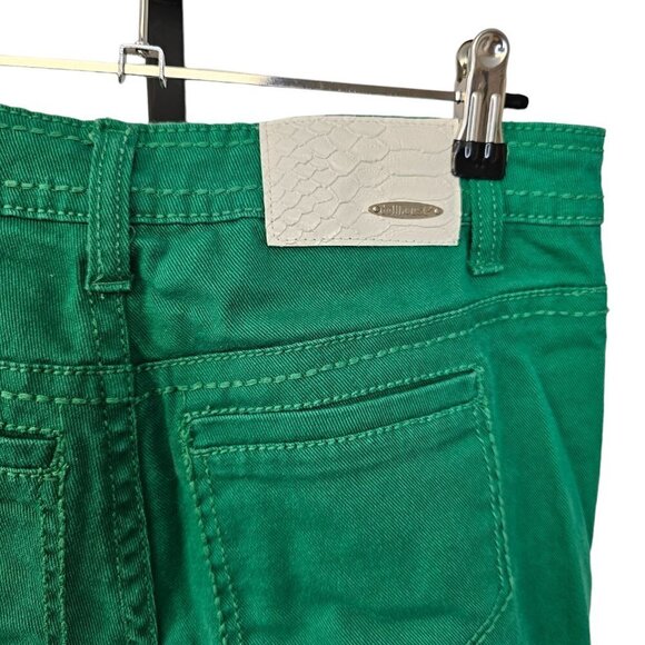 Dollhouse Green Crop Jeans Size 5 - Picture 3 of 6